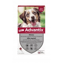 ELANCO Advantix Chien Moyen De 10 à 25 Kg