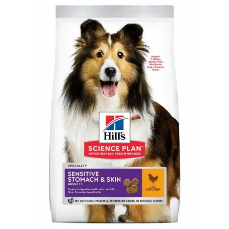 HILL'S Pet Nutrition Canine Adult Medium Sensitive Stomach & Skin Poulet 1 HILL'S Pet Nutrition Canine Adult Medium Sensitive Stomach & Skin Poulet