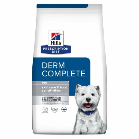 HILL'S Pet Nutrition Derm Complete Mini Croquettes Pour Petit Chien 1 HILL'S Pet Nutrition Derm Complete Mini Croquettes Pour Petit Chien