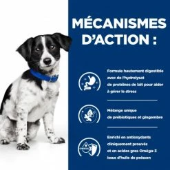 HILL'S Pet Nutrition I/D Stress Digestive Mini Mijotés Pour Petit Chien Poulet & Légumes En Boîtes -nourriture pour chien boutique canine i d stress activ biom mini mijotes p le boite 4