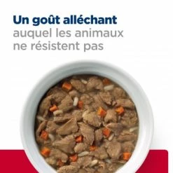 HILL'S Pet Nutrition I/D Stress Digestive Mini Mijotés Pour Petit Chien Poulet & Légumes En Boîtes -nourriture pour chien boutique canine i d stress activ biom mini mijotes p le boite 5