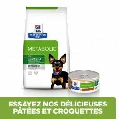 HILL'S Pet Nutrition Metabolic Poulet Mijotés Pour Chien Poulet & Légumes -nourriture pour chien boutique canine metabolic mijotes poulet legumes boite 2