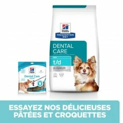 HILL'S Pet Nutrition T/d Dental Mini Croquettes Pour Petit Chien Au Poulet -nourriture pour chien boutique canine t d mini 2