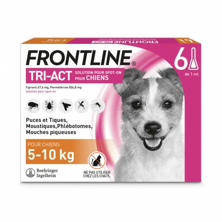 Boehringer Ingelheim Frontline Tri-Act S Chien De 5 à 10 Kg 1 Boehringer Ingelheim Frontline Tri-Act S Chien De 5 à 10 Kg