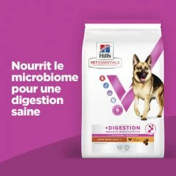 HILL'S Pet Nutrition Vet Essentials Chien Multi-Benefit + Digestion Adulte+ Large Breed -nourriture pour chien boutique vet essentials chien multi benefit digestion ad1 lar br sac de 14 kg 1