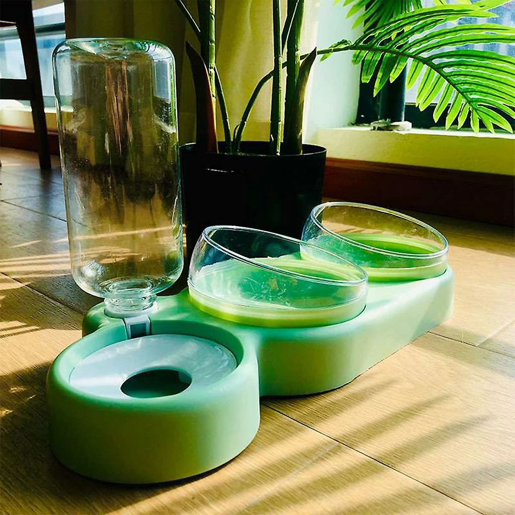 Unbranded Élevé Pour Cat Bowl Tilt Dog Food Distributeur D’eau Surélevé Avec Distributeur Automatique De Bouteilles D’eau Abreuvoir Nourriture Pour Animaux De Compagnie Conta 2 Unbranded Élevé Pour Cat Bowl Tilt Dog Food Distributeur D’eau Surélevé Avec Distributeur Automatique De Bouteilles D’eau Abreuvoir Nourriture Pour Animaux De Compagnie Conta – Image 2