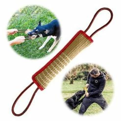 Sxbd Dressage De Chien Oreiller Jute Morsure Jouet Chien Remorquer Jouet Durable Dog Stick