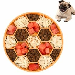 Knfe Slow Feed Dog Bowl Slowly Bowly Plat Interactif Pour Chien