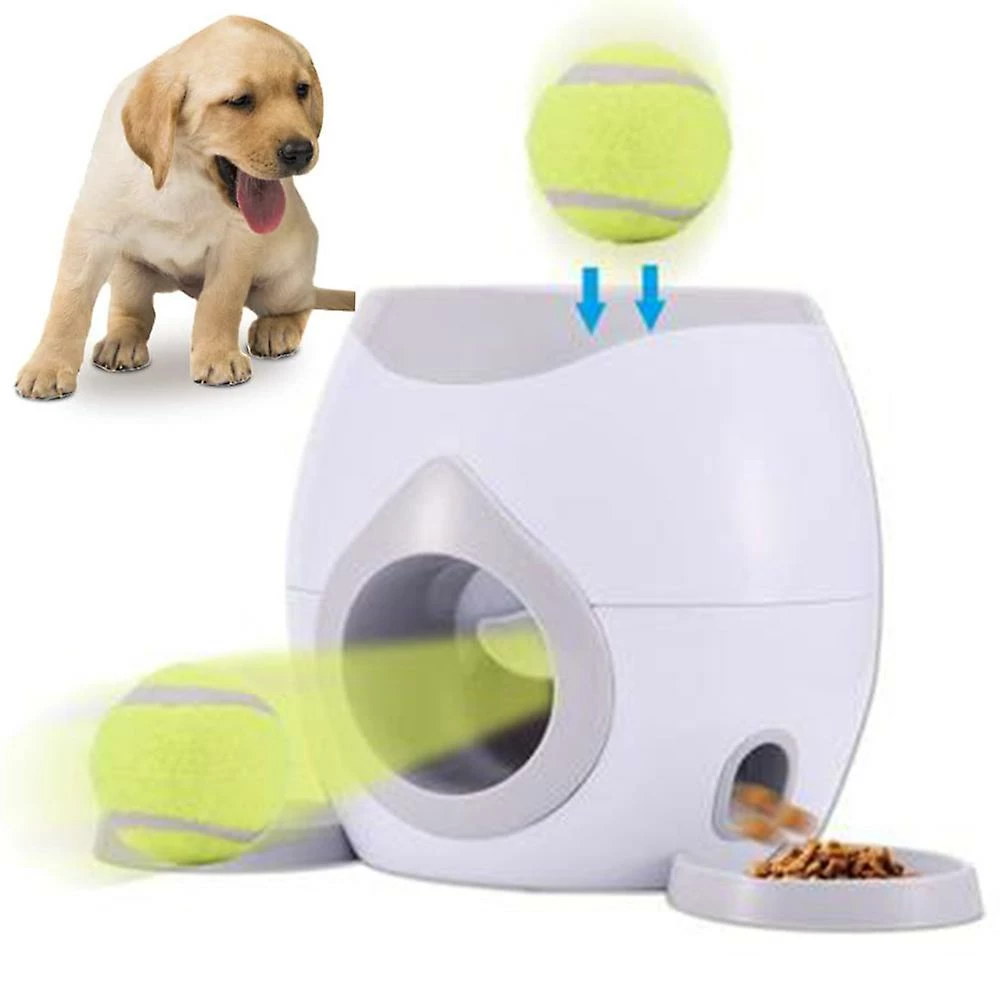 Knfe Voiture Pet Dog Ball Launcher Tennis Food Reward Machine Launcher 1 Knfe Voiture Pet Dog Ball Launcher Tennis Food Reward Machine Launcher