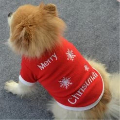 Sevenprin Pet Cat Dog Puppy Christmas Jumper Fleece Noël Sweater Vêtements Vêtements -nourriture pour chien boutique 185996825 max