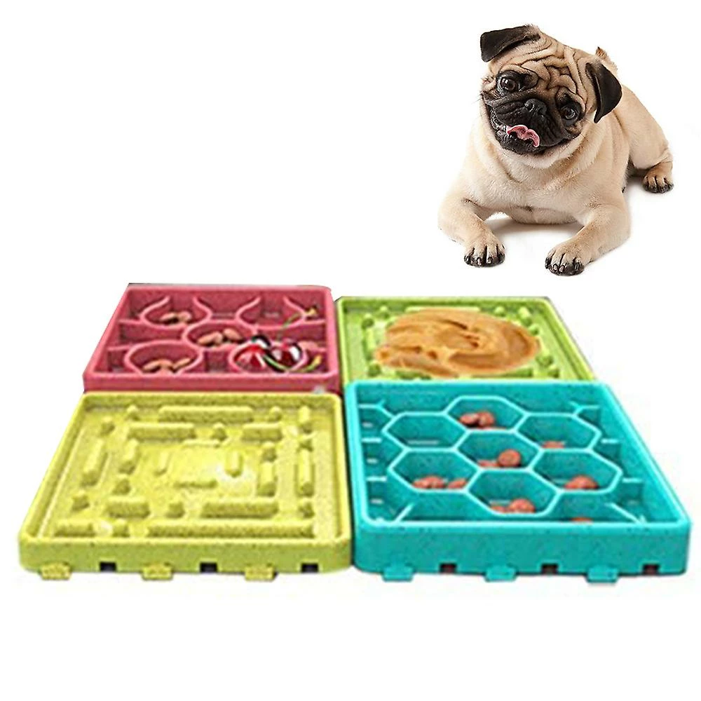 Wonderful Ensemble De Coussinets D’alimentation Pour Chiens, 2pcs Dog Slow Feeder Et 2 Pcs Lick Pad Combo 2 Wonderful Ensemble De Coussinets D’alimentation Pour Chiens, 2pcs Dog Slow Feeder Et 2 Pcs Lick Pad Combo – Image 2