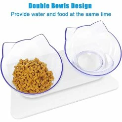 Wonderful Double Cat Dog Bowls Bols D’eau élevés Pour Chats Avec Support Surélevé 9 Wonderful Double Cat Dog Bowls Bols D’eau élevés Pour Chats Avec Support Surélevé -nourriture pour chien boutique 191414061 max 1