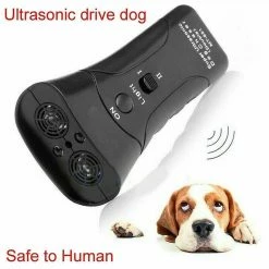 Mslam Ultrasonic Anti Dog Barking Pet Trainer Led Light Gentle Chaser Device -nourriture pour chien boutique 197370681 max