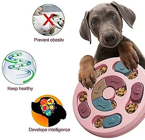 Mslam Dog Puzzle Food Feeder Jouet Régime Slow Feeder Training Jouet 2 Mslam Dog Puzzle Food Feeder Jouet Régime Slow Feeder Training Jouet – Image 2