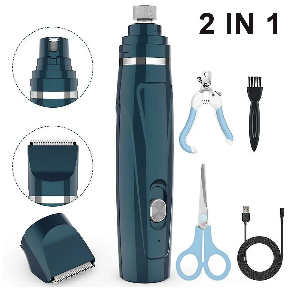 Sxbd 2 En 1 Pet Nail Grinder 2 Vitesses Dog Nail Trimmmer Low Noise USB Rechargeable Paws Grooming & Trimming Pour Grande Race Petite Chiens Moyens Chats Avec Dog Gro 1 Sxbd 2 En 1 Pet Nail Grinder 2 Vitesses Dog Nail Trimmmer Low Noise USB Rechargeable Paws Grooming & Trimming Pour Grande Race Petite Chiens Moyens Chats Avec Dog Gro