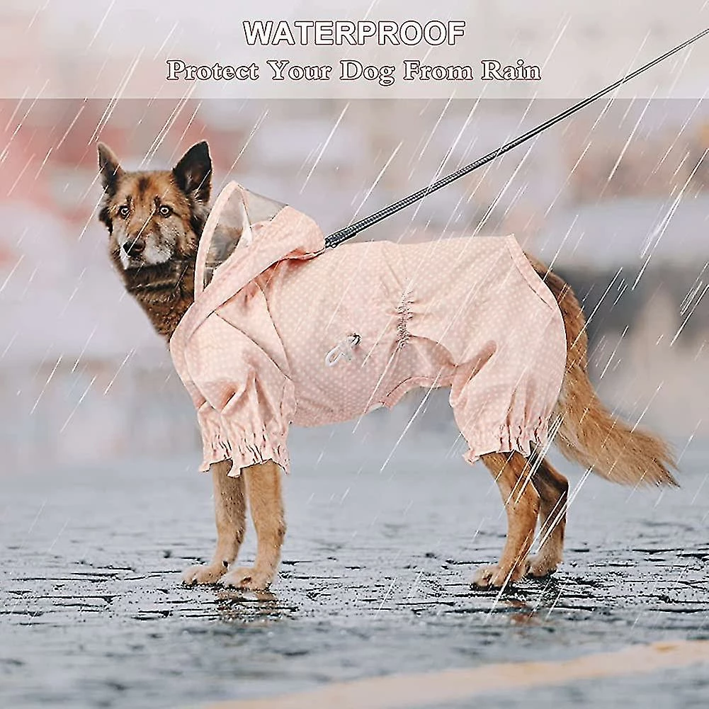 Unbranded Imperméable Pour Chien Avec Capuche, Pet Dog Imperméable Manteau Réglable Léger Extérieur 3 Unbranded Imperméable Pour Chien Avec Capuche, Pet Dog Imperméable Manteau Réglable Léger Extérieur – Image 3
