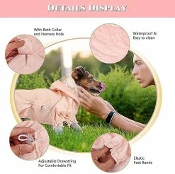 Unbranded Imperméable Pour Chien Avec Capuche, Pet Dog Imperméable Manteau Réglable Léger Extérieur 9 Unbranded Imperméable Pour Chien Avec Capuche, Pet Dog Imperméable Manteau Réglable Léger Extérieur -nourriture pour chien boutique 208471754 max