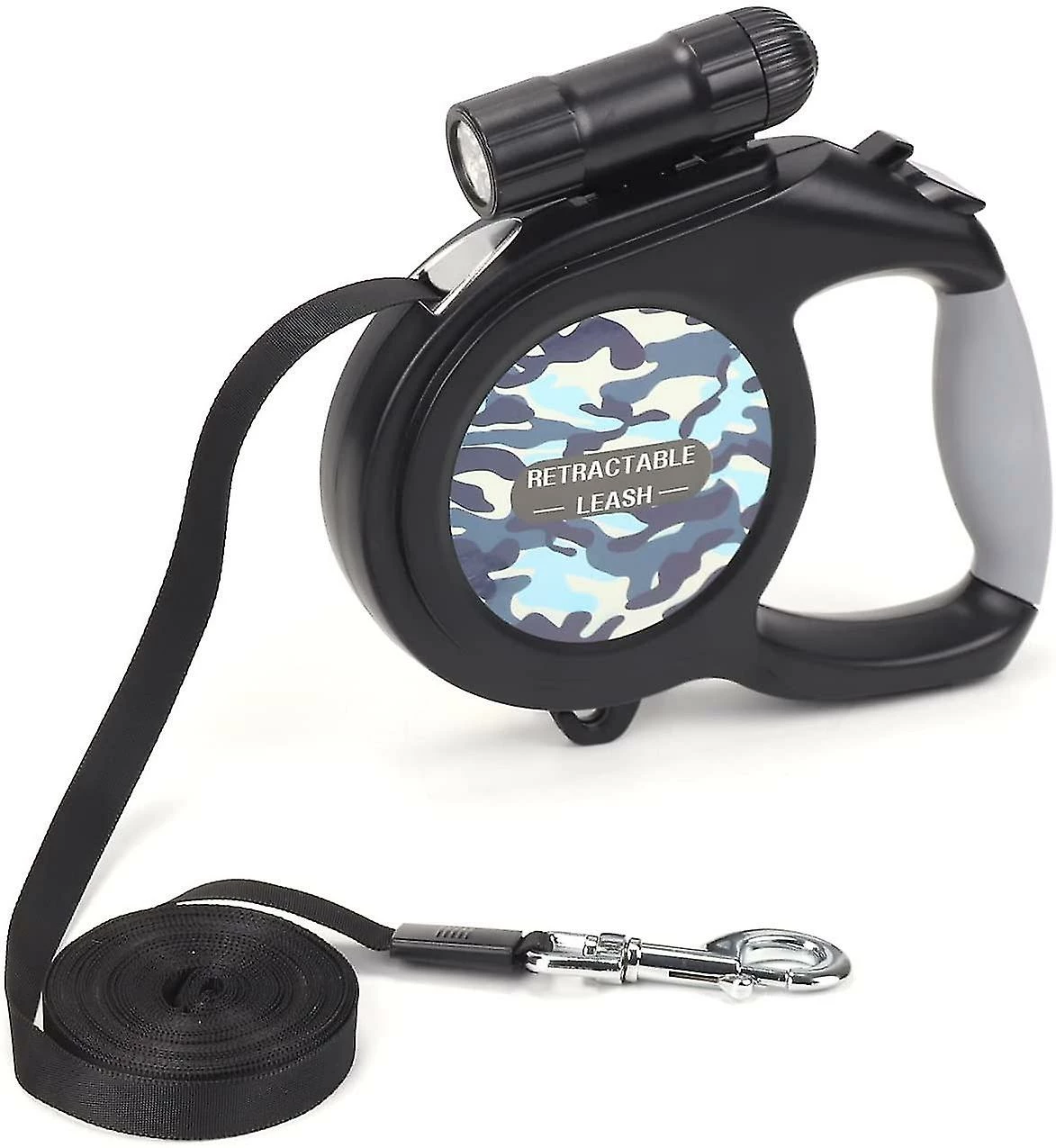 Unbranded 8m Dog Leash Ceinture Rétractable Laisse Avec Lampe De Poche Amovible, Poignée Antidérapante Pour 1 Unbranded 8m Dog Leash Ceinture Rétractable Laisse Avec Lampe De Poche Amovible, Poignée Antidérapante Pour