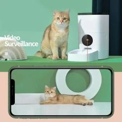 Unbranded 6L Chargeur Automatique Pour Animaux De Compagnie Smart Cat Dog Food Dispenser Télécommande APP Timer| Alimentation Des Chats -nourriture pour chien boutique 209496762 max