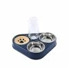 Unbranded 3En1 Pet Dog Cat Food Bowl Avec Bouteille Automatique Fontaine D’alimentation Portable