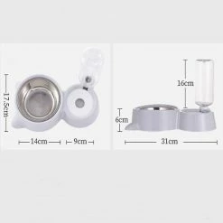 Unbranded Pet Cat And Dog Double Bowl Anti Étouffement Acier Inoxydable Eau Potable Automatique 9 Unbranded Pet Cat And Dog Double Bowl Anti Étouffement Acier Inoxydable Eau Potable Automatique -nourriture pour chien boutique 209498964 max