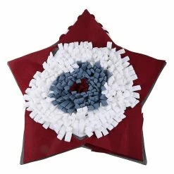Unbranded Pet Dog Star Shaped Snuffle Mat Nez Odeur Odorant Couverture Sniffing Pad Slow Feeding Jouets| Jouets Pour Chiens