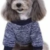 Linkrunning Pet Dog Clothes Knitwear Dog Sweater (x-large, Bleu Marine)