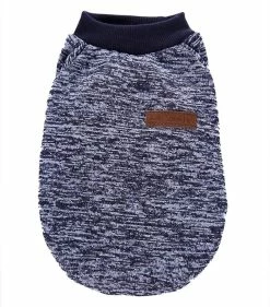 Linkrunning Pet Dog Clothes Knitwear Dog Sweater (x-large, Bleu Marine) -nourriture pour chien boutique 221679828 max