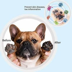 Unbranded Dog Paw Cleaner Portable Pet Cleaning Brush Cup Dog Laveuse De Pieds Masseur Soft Silicone -nourriture pour chien boutique 224603820 max