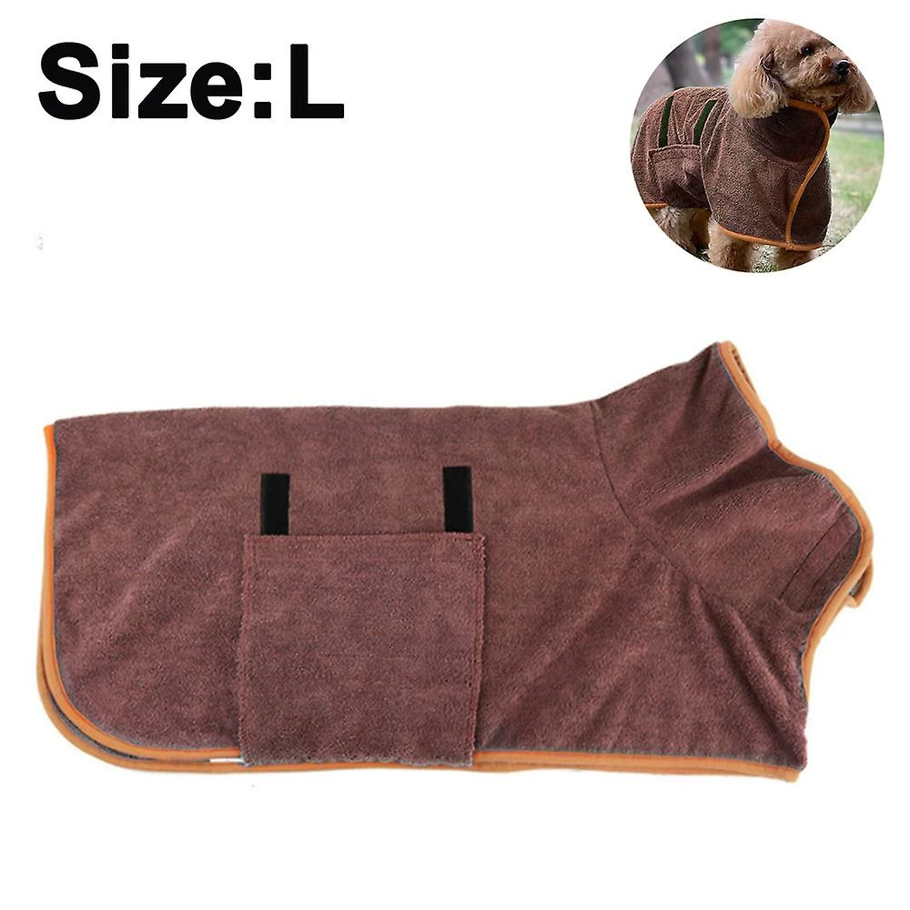 Yskaze Serviette De Peignoir Pour Chien - Microfibre Séchage Rapide Super Absorbant Pet Dog Cat Bath Robe Serviette, Douce 2 Yskaze Serviette De Peignoir Pour Chien - Microfibre Séchage Rapide Super Absorbant Pet Dog Cat Bath Robe Serviette, Douce – Image 2