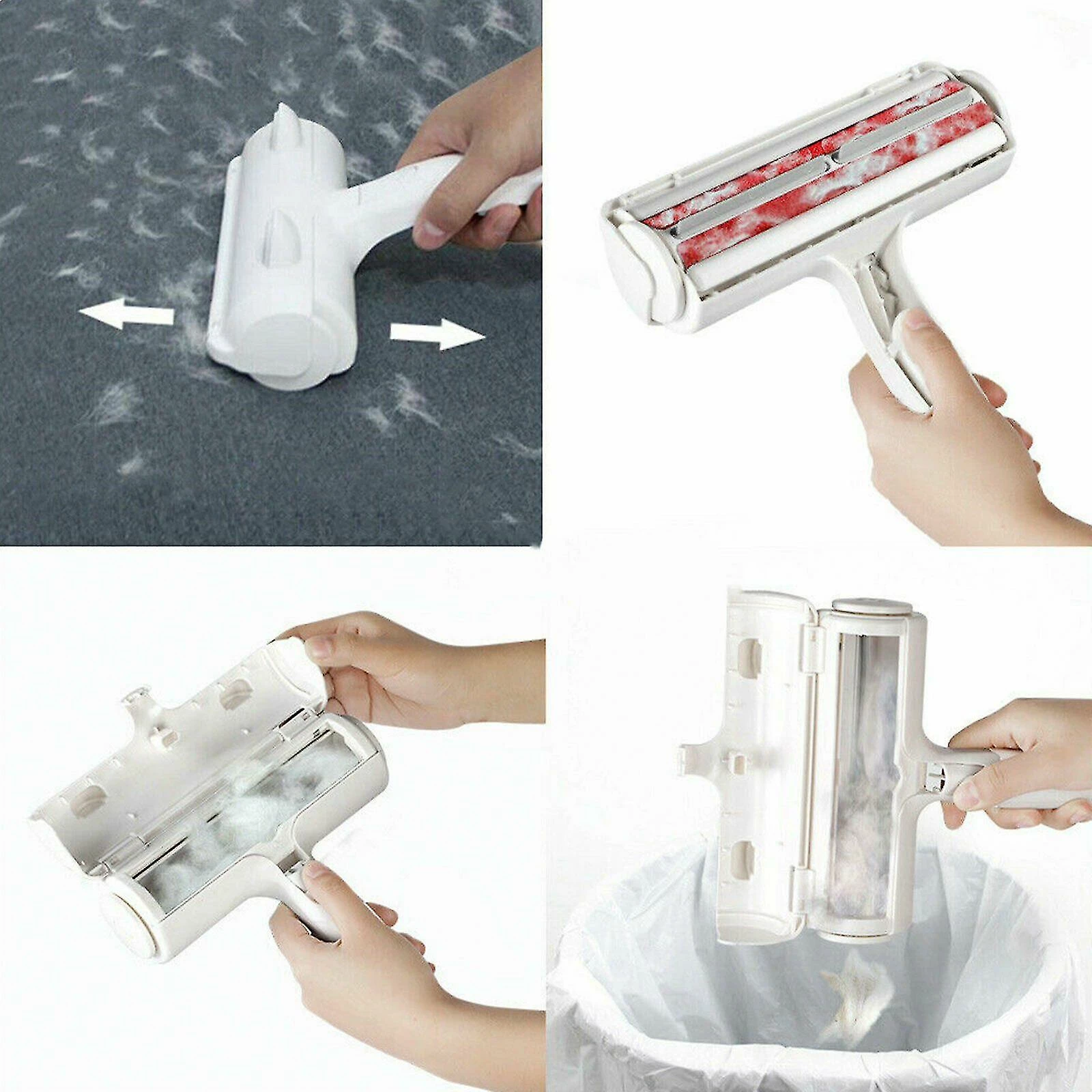 Unbranded Pet Dog Cat Hair Remover Roller Canapé Vêtements Nettoyage Brosse Réutilisable 2 Unbranded Pet Dog Cat Hair Remover Roller Canapé Vêtements Nettoyage Brosse Réutilisable – Image 2