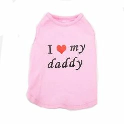 Unbranded Dog Gilet De Couleur Unie été, Cartoon Slim Vest Petit Chien