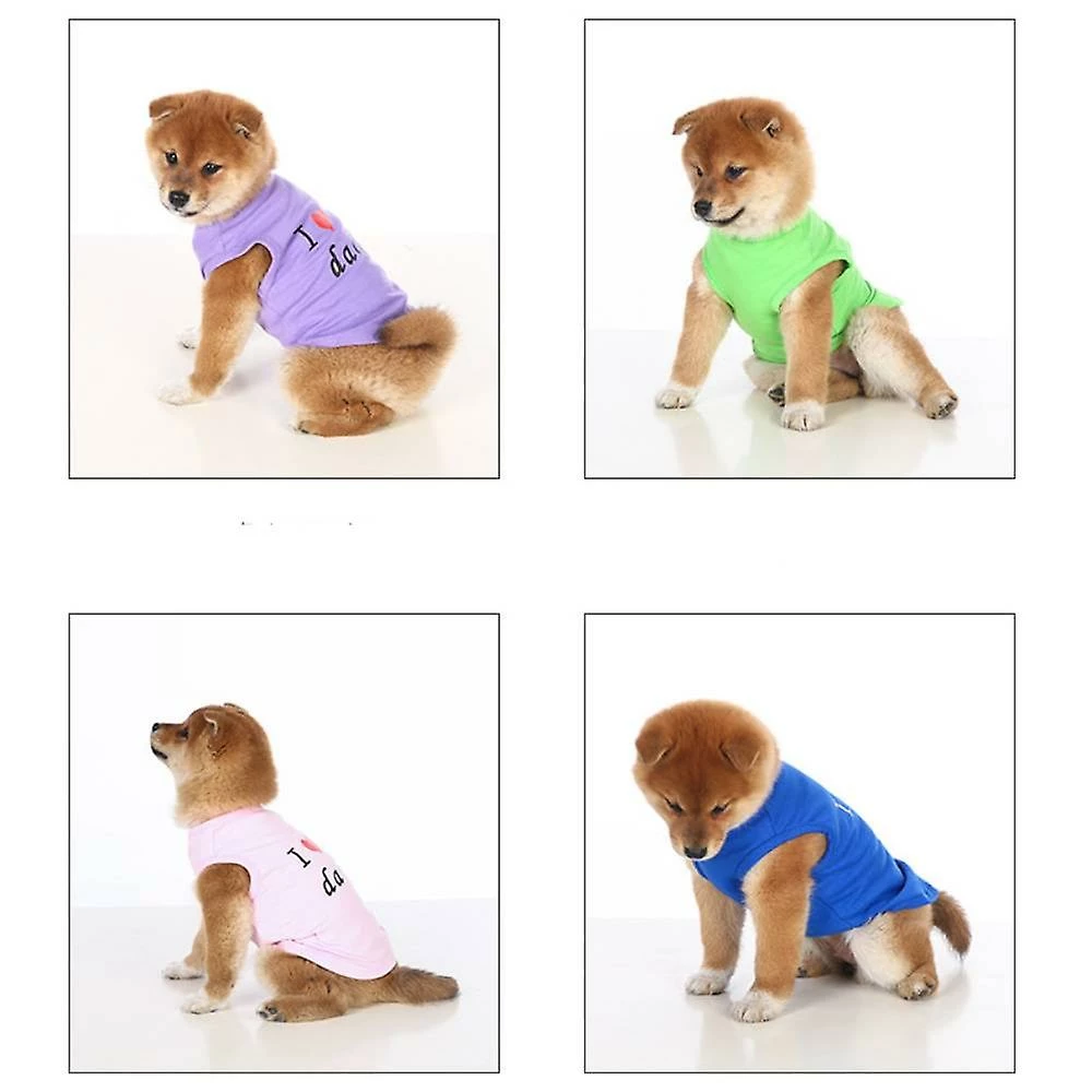 Unbranded Dog Gilet De Couleur Unie été, Cartoon Slim Vest Petit Chien 4 Unbranded Dog Gilet De Couleur Unie été, Cartoon Slim Vest Petit Chien – Image 4