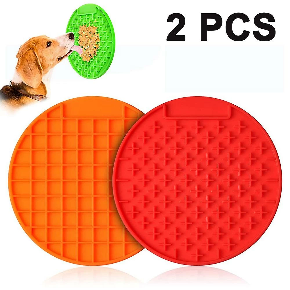 Sunshinen Tapis De Léchage Pour Chiens De Grande Taille 2pcs, Dog Peanut Butter Lick Pad 1 Sunshinen Tapis De Léchage Pour Chiens De Grande Taille 2pcs, Dog Peanut Butter Lick Pad