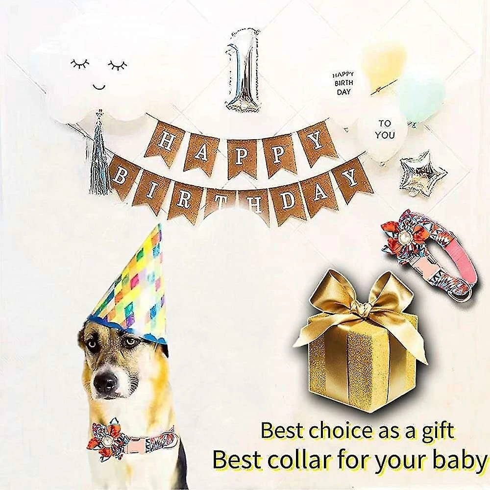 Liangnv Flower Girl Dog Collier Détachable Décoration Florale Réglable Mignon Collier Chien 3 Liangnv Flower Girl Dog Collier Détachable Décoration Florale Réglable Mignon Collier Chien – Image 3