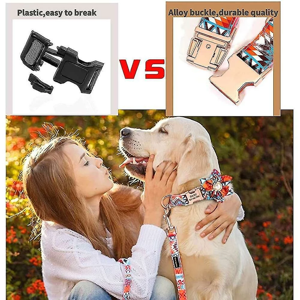 Liangnv Flower Girl Dog Collier Détachable Décoration Florale Réglable Mignon Collier Chien 5 Liangnv Flower Girl Dog Collier Détachable Décoration Florale Réglable Mignon Collier Chien – Image 5