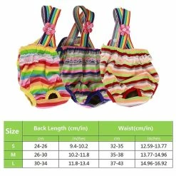 Wonderful Fong Fong 3 Pcs Pet Dog Cat Short Physiologique Doggy Kitten Sous-vêtements Pantalons Couches Conception Denière Resserrer La Sangle Slips Sanitaires -nourriture pour chien boutique 258657122 max