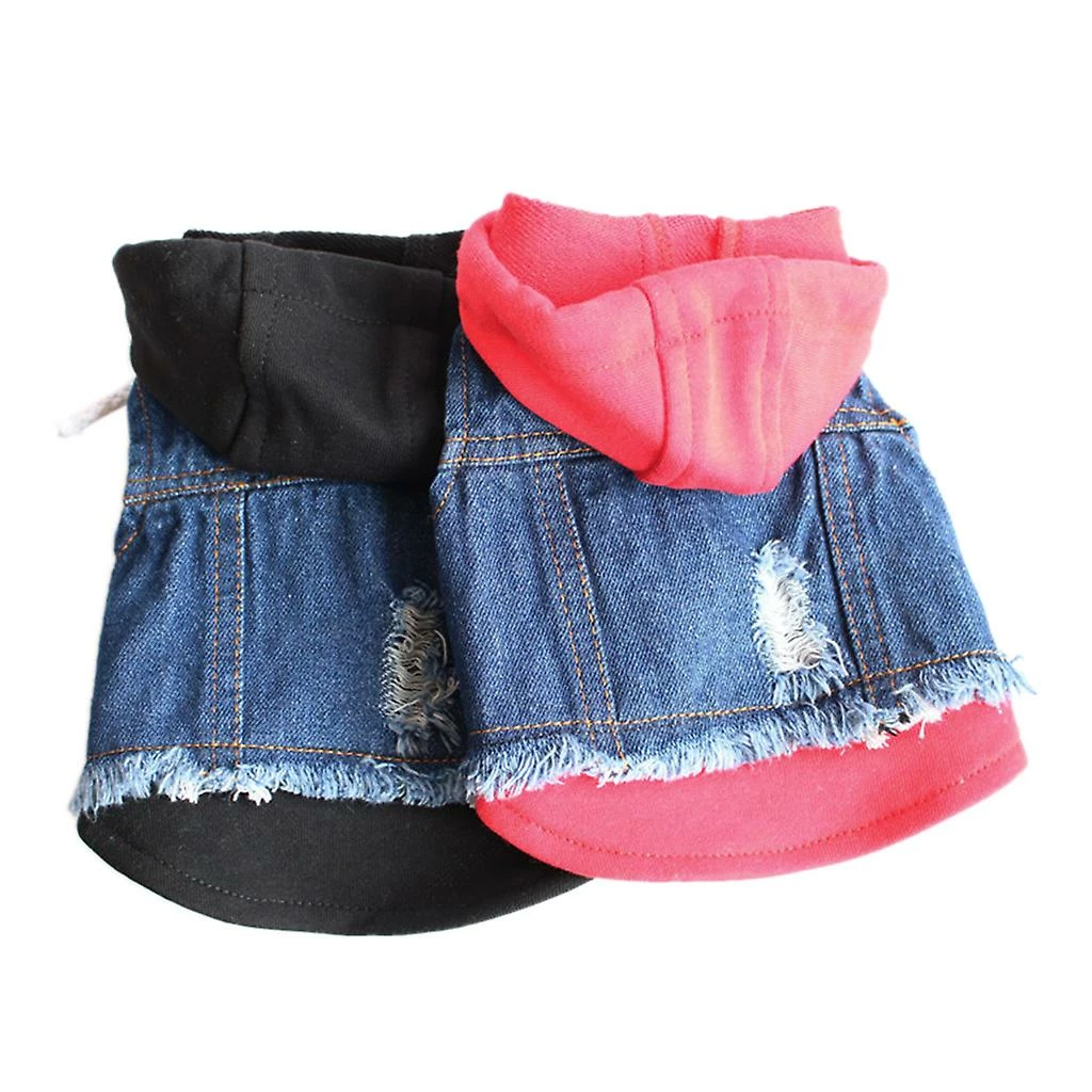 Unbranded Dog Denim Vest Pet Cloth Dog Outfit Puppy Jacket Pet Vest Dog Hoodie Cat Jumpsuit Overall Pour Les Fournitures Pour Animaux De Compagnie De Petite Taille 2 Unbranded Dog Denim Vest Pet Cloth Dog Outfit Puppy Jacket Pet Vest Dog Hoodie Cat Jumpsuit Overall Pour Les Fournitures Pour Animaux De Compagnie De Petite Taille – Image 2