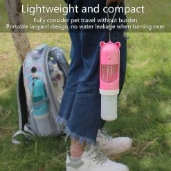 Unbranded 2 En 1 Portable Dog Water Bottle Pet Feeder Bowl Sûr Et Durable Pratique -nourriture pour chien boutique 259360835 max