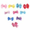 Unbranded 10 Pcs Pet Hair Band Bow Knot Grooming Headdress Dog Cat Décoration Accessoires