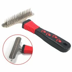 Unbranded Handy Dog Cat Pet Peign Dents En Acier Inoxydable élimine Les Puces / Enchevêtrements Poils Lâches -nourriture pour chien boutique 259369025 max