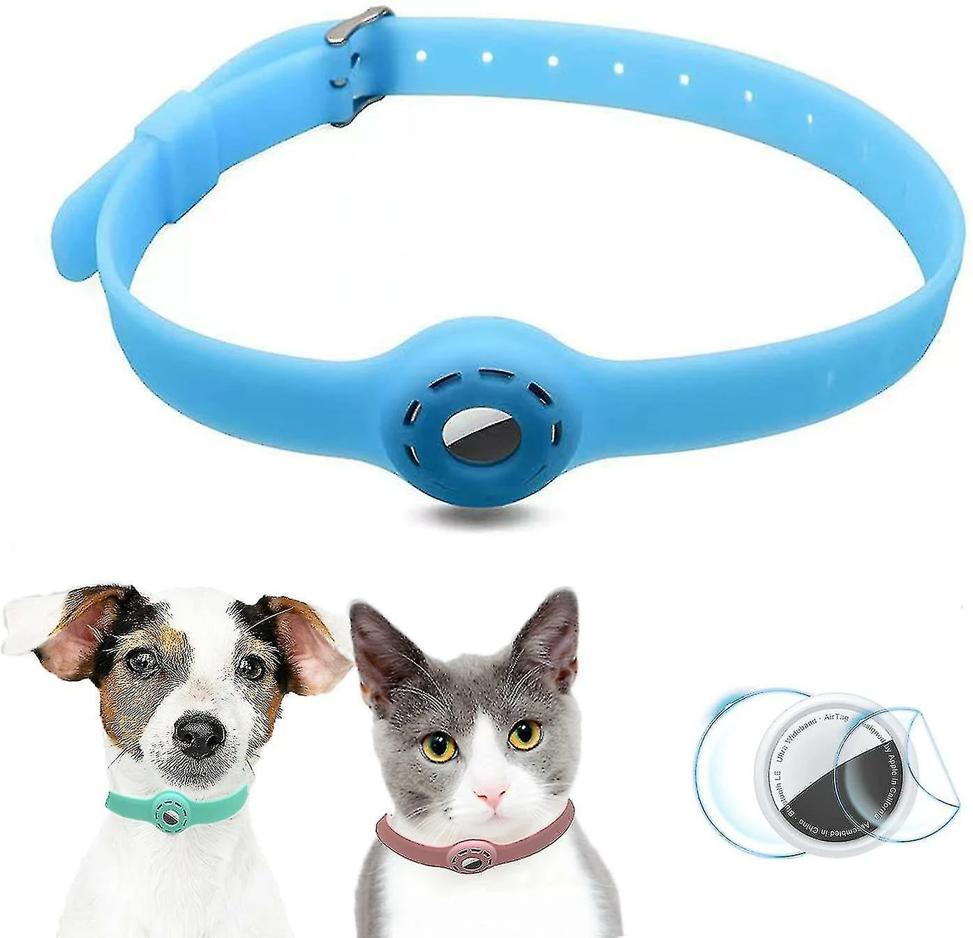 Unbranded Airtag Dog Collar Holder Airtag Cat Collier Avec 1 Film De Protection Hd 9-19.5inch Soft Silicone Dog Colliers 1 Unbranded Airtag Dog Collar Holder Airtag Cat Collier Avec 1 Film De Protection Hd 9-19.5inch Soft Silicone Dog Colliers