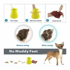 Unbranded 2 En 1 Dog Paw Cleaner Cup Pet Foot Washer Nettoyage Brosse Massage Toilettage Pour Chiots Chats -nourriture pour chien boutique 268698387 max