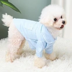 Piao Dog Shirts Pyjama D’été, T-shirts Pour Chiens Cat Apparel Puppy Vest Cotton Shirts Pet Respirant Doux Vêtements De Base Pour Petits Chiens De Taille Moyenne -nourriture pour chien boutique 278951886 max