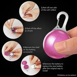 Wruas Dog Lights Clip On, Dog Lights For The Dark, Light Up Dog Collar Led Dog Light -nourriture pour chien boutique 283272712 max