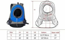 Unbranded Portable Pet Dog Cat Backpack Carrier Head Out Travel Chest Bag Double-shoulder -nourriture pour chien boutique 284563260 max
