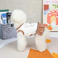 Yskaze 2 Pack Dog T-shirts & Dress Cooling Waffle Puppy Kitten Sleeveless Vest Respirant Dog Cat Vest For Spring Summer Pet Tee Shirt Cute Dog Apparel -nourriture pour chien boutique 284660177 max