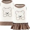 Ksalfye 2 Pack Dog T-shirts & Dress Cooling Waffle Puppy Kitten Sleeveless Vest Respirant Dog Cat Vest For Spring Summer Pet Tee Shirt Cute Dog Apparel