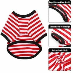 Yskaze 4 Pièces Chemise De Chien Petit Chien Rayé T Shirt Pet Apparel Puppy Sweatshirt Dog Vêtements Pour Chiens De Petite à Moyenne Taille 8 Yskaze 4 Pièces Chemise De Chien Petit Chien Rayé T Shirt Pet Apparel Puppy Sweatshirt Dog Vêtements Pour Chiens De Petite à Moyenne Taille -nourriture pour chien boutique 286235753 max