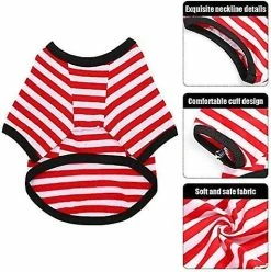 Yskaze 4 Pièces Chemise De Chien Petit Chien Rayé T Shirt Pet Apparel Puppy Sweatshirt Dog Vêtements Pour Chiens De Petite à Moyenne Taille 8 Yskaze 4 Pièces Chemise De Chien Petit Chien Rayé T Shirt Pet Apparel Puppy Sweatshirt Dog Vêtements Pour Chiens De Petite à Moyenne Taille -nourriture pour chien boutique 286235827 max